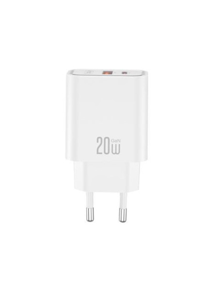 CARGADOR USB 20W 1X USB-A Y 1X USB-C CE40 XO
