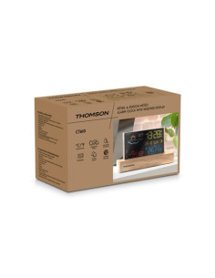 ESTACION METEOROLOGICA CON RELOJ DESPERTADOR CT610 THOMSOM 2