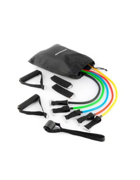 SET 5 BANDAS RESISTENCIA CON ACCESORIOS INNOVAGOODS
