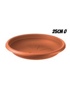 PLATO PARA MACETA 25CM TERRACOTA ARTPLAST