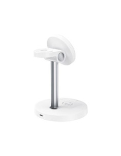 CARGADOR INALAMBRICO MAGNETICO 3 EN 1 CX038 BLANCO XO