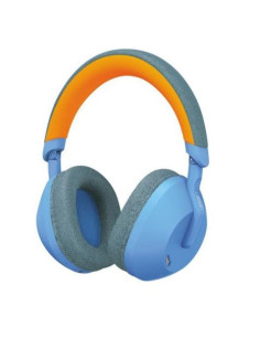 AURICULARES DIADEMA BLUETOOTH CON MICROFONO AZUL BE49 XO