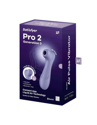 SATISFYER PRO 2 GEN 3 LIQUID AIR LILA APP SATISFYER