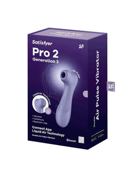 SATISFYER PRO 2 GEN 3 LIQUID AIR LILA APP SATISFYER