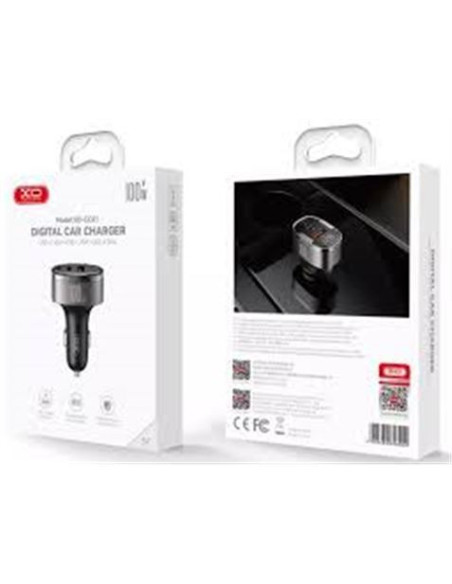 CARGADOR MECHERO CC61 3XUSB 100W XO