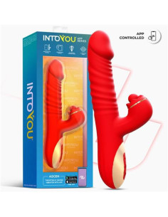 VIBRADOR DOBLE MOTOR CON ESTIMULADOR CLITORIS ASCEN INTOYOU 2
