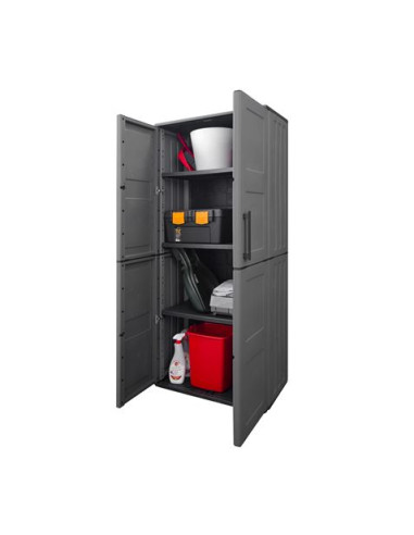 ARMARIO ALTO CON ESTANTES AJUSTABLES 680X370X1630MM ARTPLAST