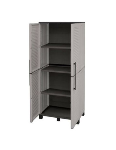 ARMARIO ALTO ESTANTES AJUSTABLES Y PATAS REGULABLES 680X370X1690MM ARTPLAST