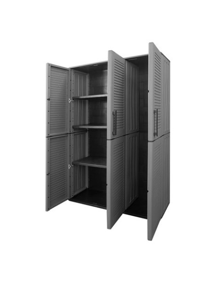ARMARIO ALTO CON ESTANTES REGULABLES 1020X370X1630MM ARTPLAST