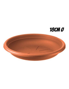 PLATO PARA MACETA 18CM TERRACOTA ARTPLAST
