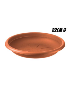PLATO PARA MACETA 22CM TERRACOTA ARTPLAST