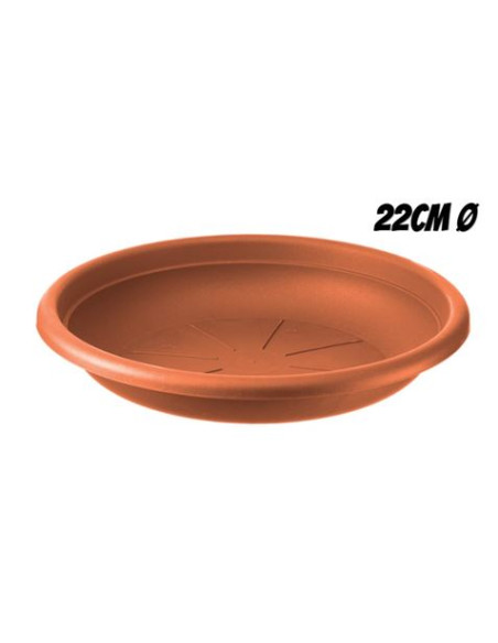 PLATO PARA MACETA 22CM TERRACOTA ARTPLAST