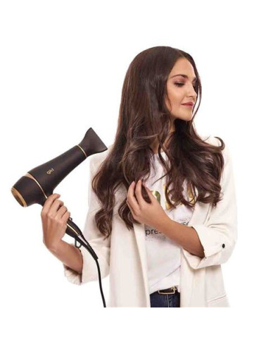 SECADOR DE PELO IONICO PROFESIONAL 2200W NEGRO Y DORADO GKL