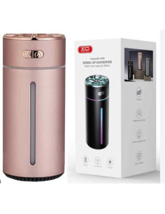 HUMIDIFICADOR PORTATIL CON RGB HF09 ROSA XO 2