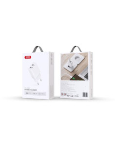 CARGADOR DOBLE PUERTO USB CARGA RAPIDA 10W L109 XO 2