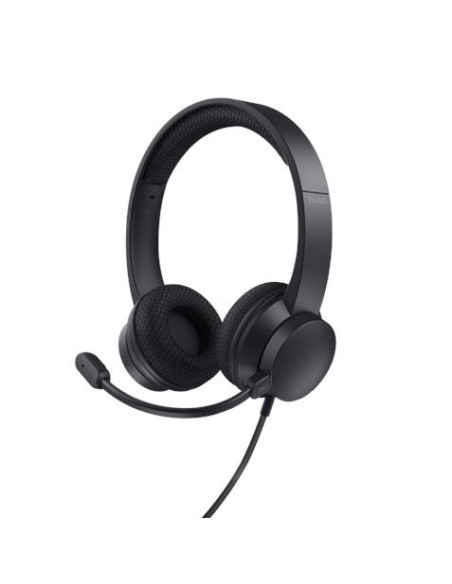 AURICULARES CON MICROFONO Y CANCELACION DE RUIDO USB TRUST