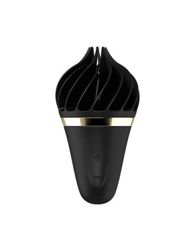 ESTIMULADOR DE CLITORIS SWEET TREAT LAYON NEGRO/ORO SATISFYER