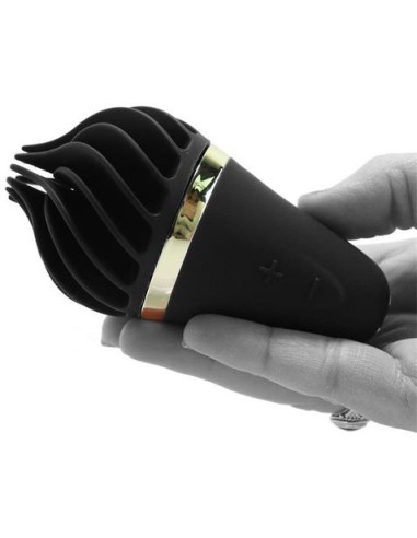ESTIMULADOR DE CLITORIS SWEET TREAT LAYON NEGRO/ORO SATISFYER