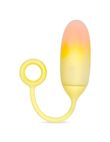 HUEVO VIBRADOR FEMENINO CON APP AMARILLO/NARANJA INTOYOU