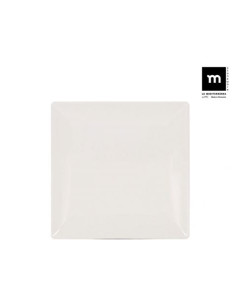 SET 12 PLATOS POSTRE IVORY BRILLO 18CM ELITE LA MEDITERRANEA
