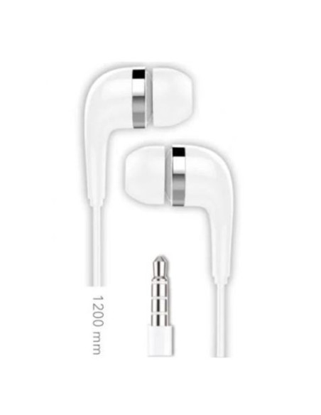 AURICULARES INTRAUDITIVOS CON MICROFONO 3.5 BLANCOS TECH ONE