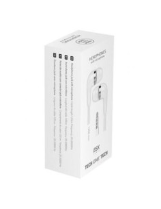 AURICULARES INTRAUDITIVOS CON MICROFONO 3.5 BLANCOS TECH ONE 2