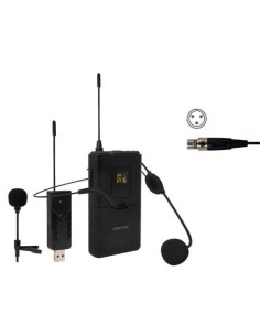 MICROFONO DE CABEZA Y SOLAPA UHF FONESTAR