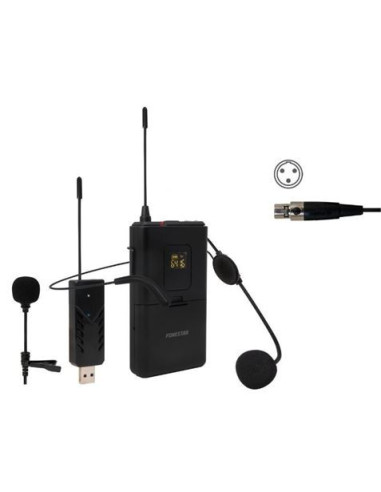 MICROFONO DE CABEZA Y SOLAPA UHF FONESTAR