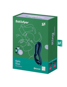 ANILLO VIBRADOR PARA EL PENE CON APP EPIC DUO SATISFYER 2