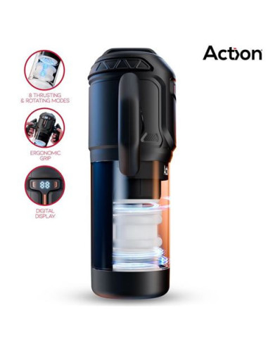 MASTURBADOR MASCULINO AUTOMATICO CLIMAX ZYON ACTION