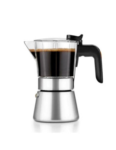 CAFETERA ITALIANA ACERO INOXIDABLE 10 TAZAS FLAVOUR BRA 2