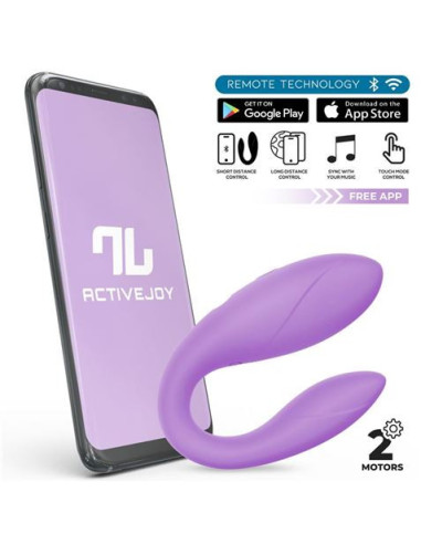 JUGUETE PARA PAREJAS DOS MOTORES CON APP LAVANDA INTOYOU