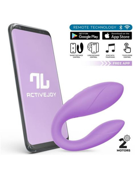 JUGUETE PARA PAREJAS DOS MOTORES CON APP LAVANDA INTOYOU
