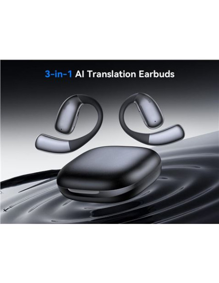 AURICULARES TWS CON TRADUCCION SIMULTANEA G37 NEGRO XO