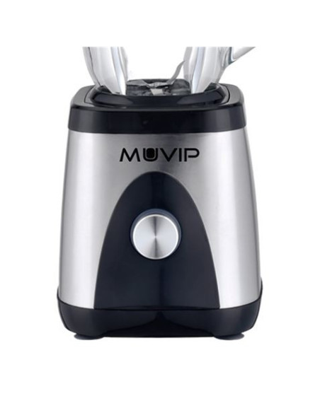 BATIDORA INOXIDABLE VASO CRISTAL 1300W 1.5 LITROS MUVIP
