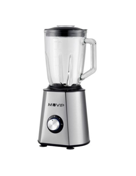 BATIDORA INOXIDABLE VASO CRISTAL 1500W 1.5 LITROS MUVIP