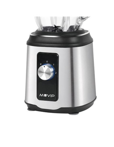 BATIDORA INOXIDABLE VASO CRISTAL 1800W 1.5 LITROS MUVIP