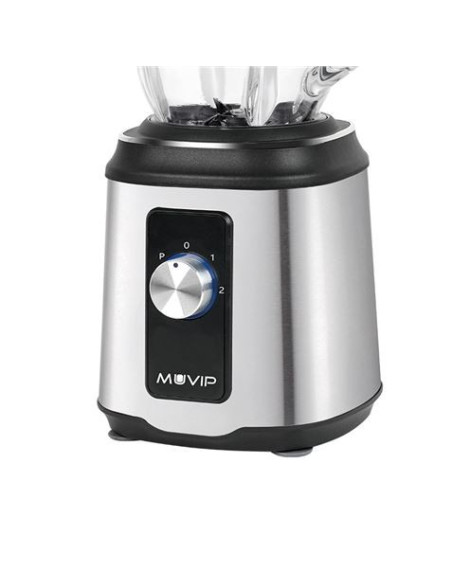 BATIDORA INOXIDABLE VASO CRISTAL 1800W 1.5 LITROS MUVIP