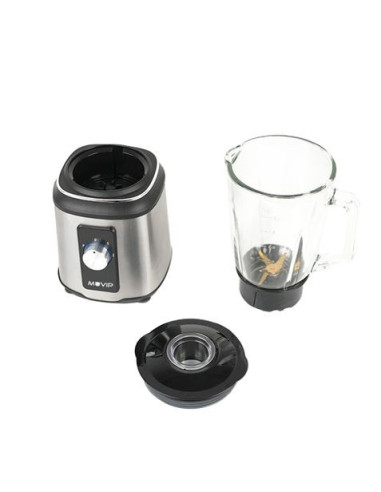 BATIDORA INOXIDABLE VASO CRISTAL 1800W 1.5 LITROS MUVIP