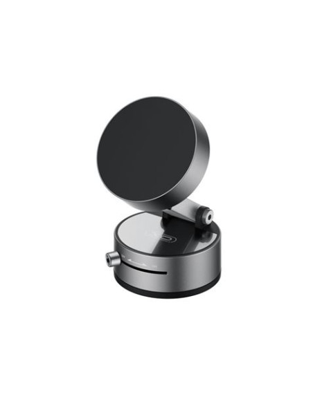 SOPORTE COCHE SMARTPHONE POR VACIO / MAGNETICO C170 NEGRO XO
