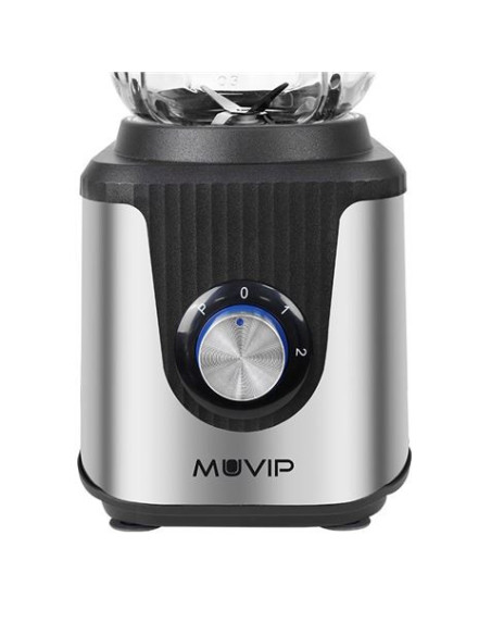 BATIDORA INOXIDABLE VASO CRISTAL 1800W 1.8 LITROS MUVIP