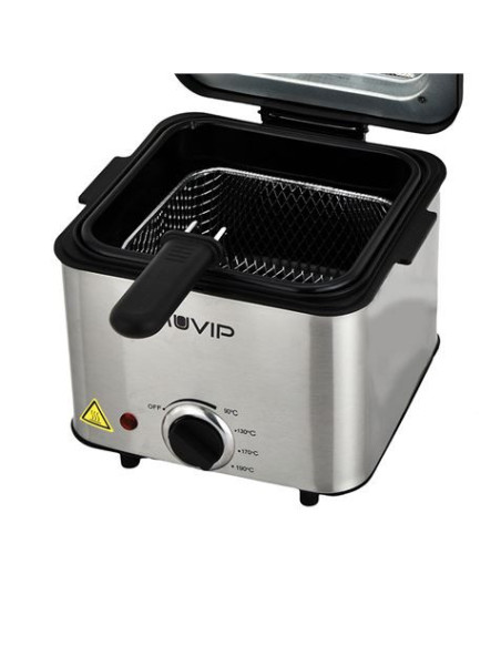 FREIDORA 1.5 LITROS INOXIDABLE 1000W MUVIP