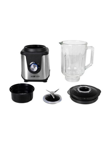 BATIDORA INOXIDABLE VASO CRISTAL 1800W 1.8 LITROS MUVIP