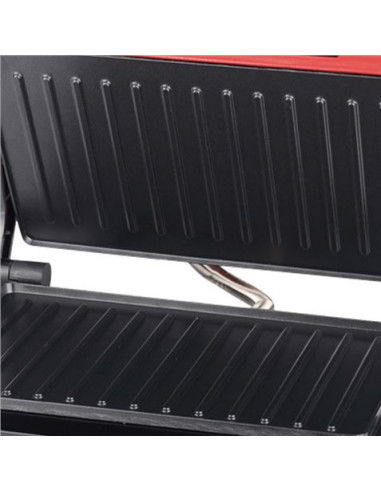 SANDWICHERA INOX GRILL 750W ROJA MUVIP