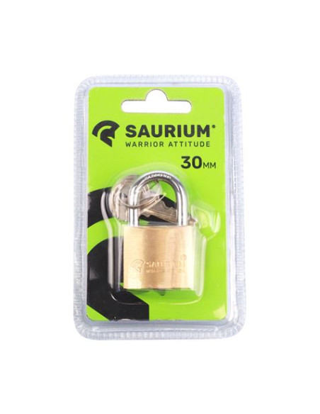 CANDADO LATON, 30 MM SAURIUM
