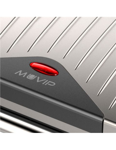 SANDWICHERA INOX PLACA LISA 750W MUVIP