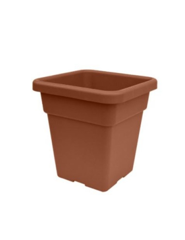MACETA CUADRADA 32CM TERRACOTA ARTPLAST