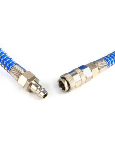 MANGUERA ESPIRAL AZUL 20 METROS AIRE COMPRIMIDO MADER