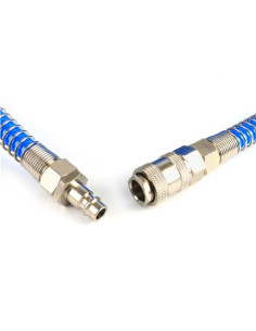 MANGUERA ESPIRAL AZUL 5 METROS AIRE COMPRIMIDO MADER 2