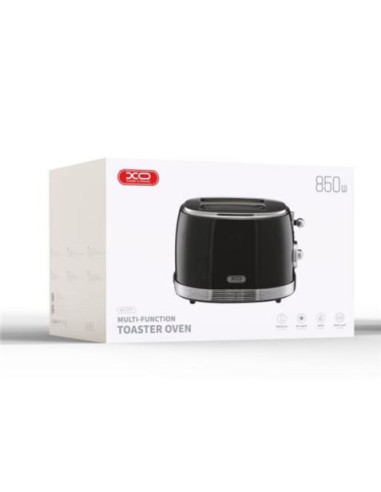 TOSTADORA VINTAGE 850W NEGRO PLATA XOCF7 XO